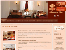 Tablet Screenshot of onlyone-apartment.com